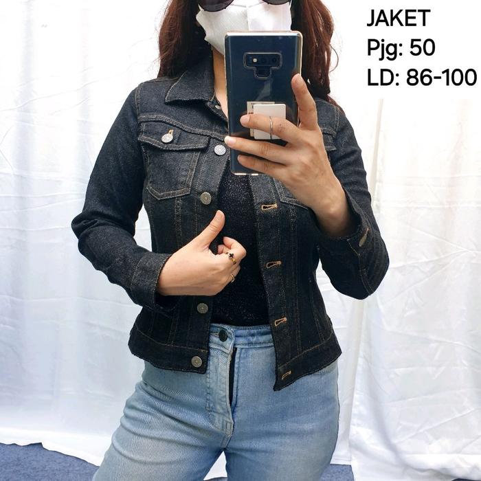 PINK HOUSE Jeans Jaket Denim Lengan Panjang Wanita