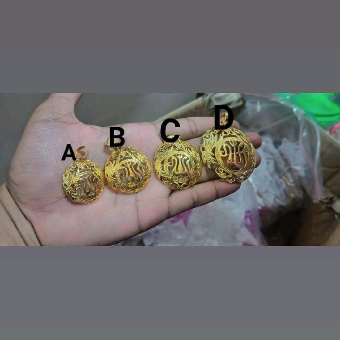 LIONTIN BULAT MAINAN KALUNG LAPIS EMAS 24K