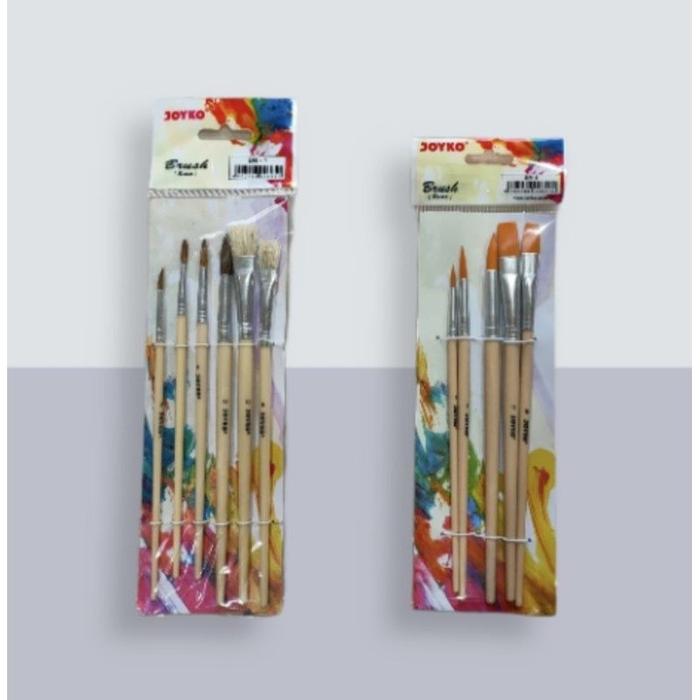 1 Set Kuas Lukis / Set Kuas / Alat Lukis Satu Set Kuas