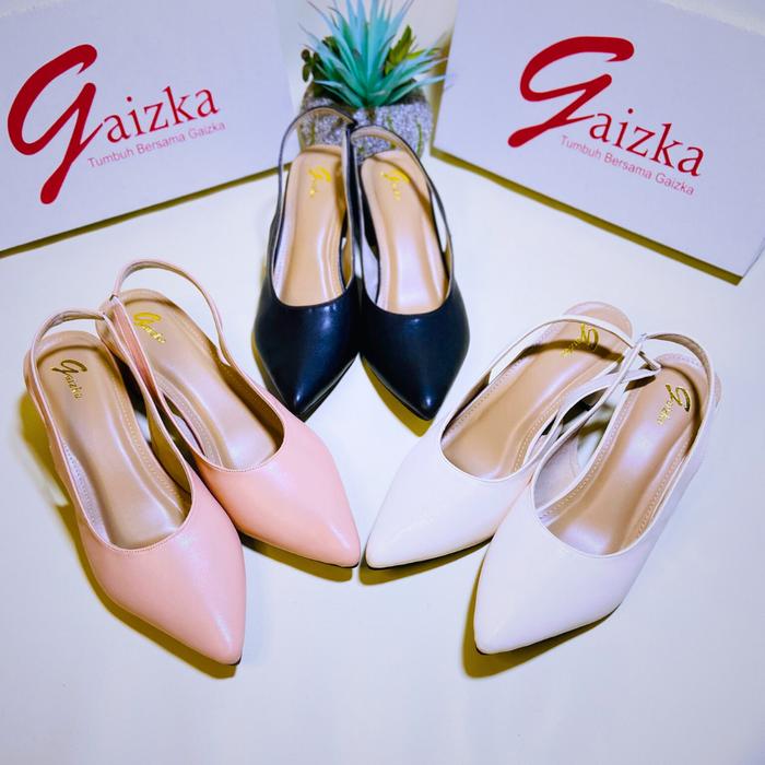 Gaizka - Freya Sepatu Wanita Heels Hak 5 Cm Shoes michie  heels flat  heels  wanita Pink