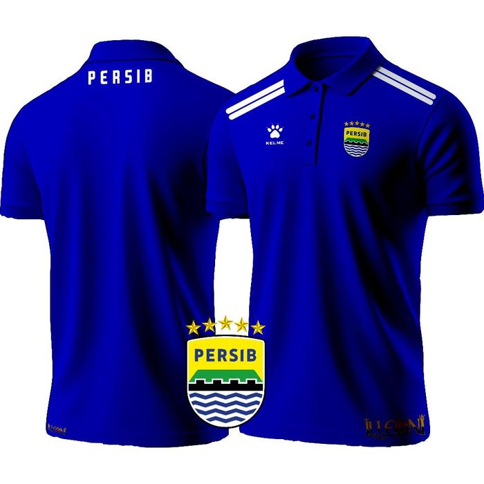 POLO Persib Bandung 2026 Kelme / POLO Persib Kaos Kerah Baju Pria Wanita Santai Keren