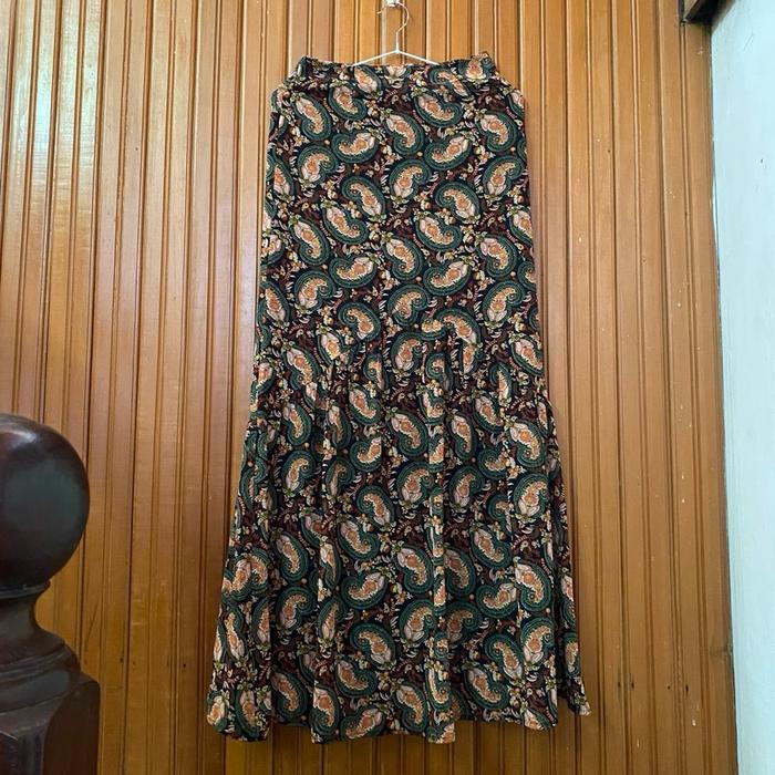 Preloved Rok Mermaid ZALIA Motif Floral size XS