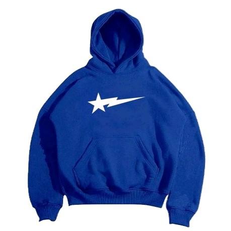 HOODIE BOXY OVERSIZE FLASH BIRU ELEKTRIK