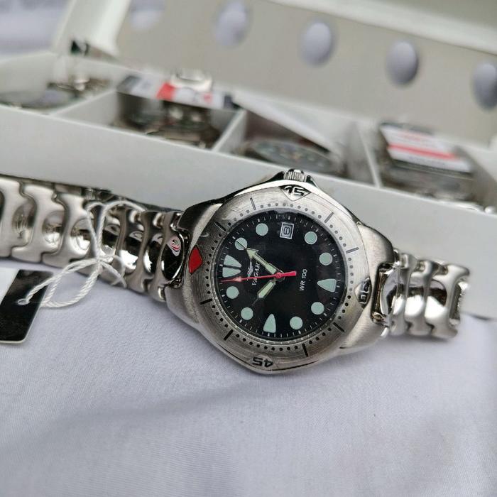 ja766d VAGARY Jam Tangan Pria Diver Military 5F10 I0004 1GN-4-S Citizen Japan Blue Navy Lume Nyala W