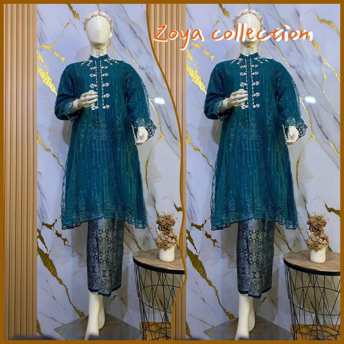 Kebaya tunik modern tunik andin full payet (andin)
