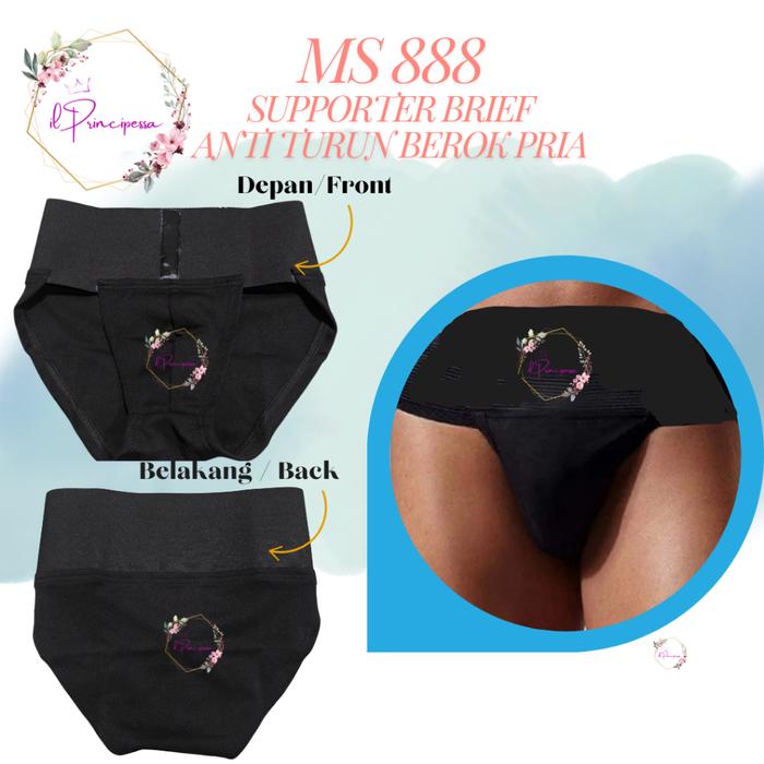 MS 999 SUPPORTER BRIEF - CELANA ANTI TURUN BEROK PRIA - CELANA DALAM PRIA