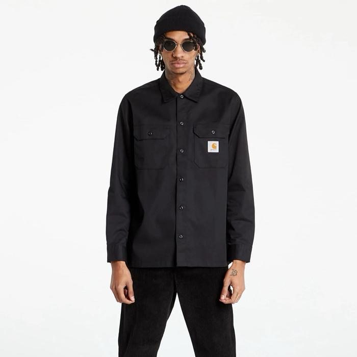 CARHARTT WIP Long Sleeve Master Shirt Black