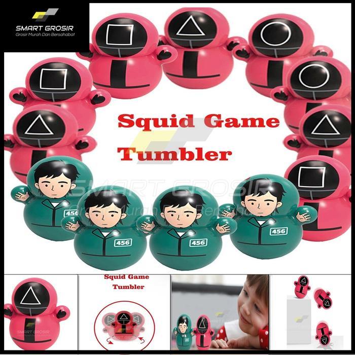 Mainan Tumbler Squid game-Boneka Goyang Squid Game- Squid Game Tumbler