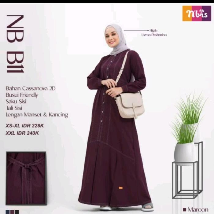 Gamis Terbaru Nibras NB B11
