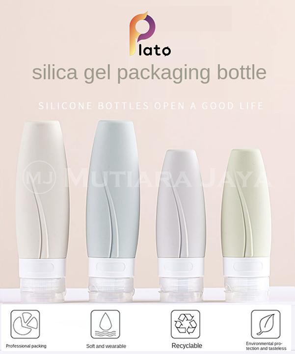 PLATO Botol Silikon Lotion Shampoo Sabun Travel Toiletries Kit Silicon