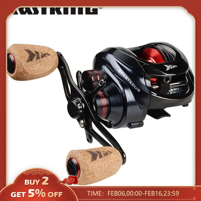 KastKing Spartacus Plus Baitcasting Reel Dual Brake System Reel 8KG