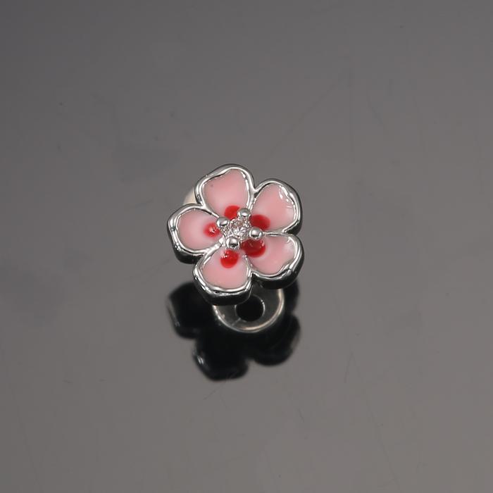 JHJT G23 Titanium Micro Dermal Anchor Piercing Top Skin Drivers Surface Dermal Piercing Flower Heads