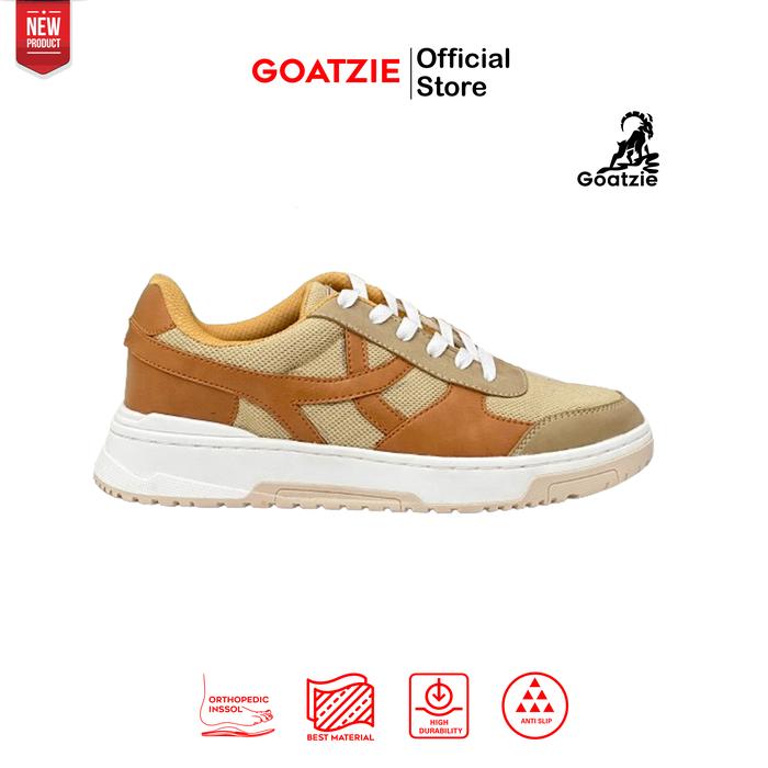GOATZIE - HADES COKELAT SEMI SINTETIS SNEAKERS UNISEX Casual Flat Shoes Black
