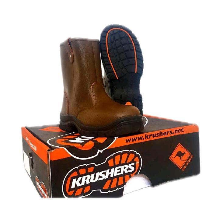 krushers NEW MT ISA / garis belah / Brown  Pria Coklat