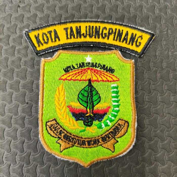 Logo Bordir Kota Tanjungpinang / Logo Kota Tanjungpinang / Bordir Logo Kota Tanjungpinang / Bordir K