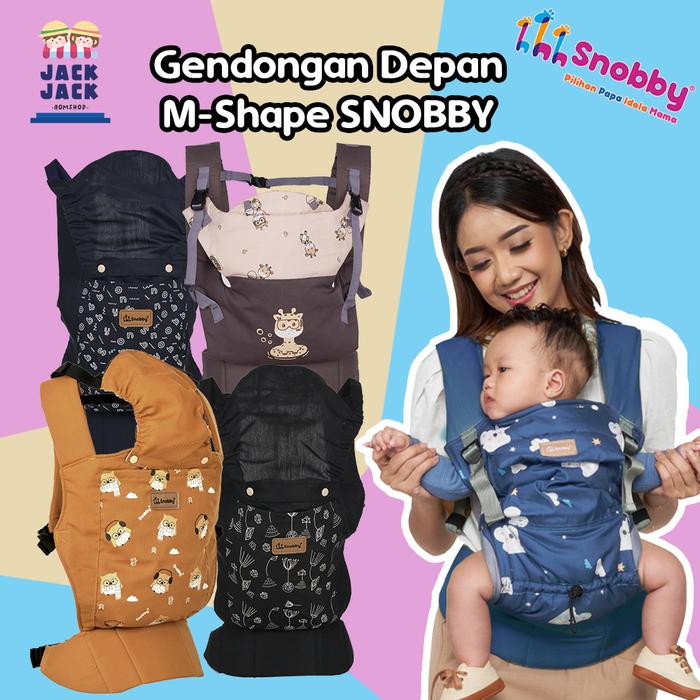 SNOBBY Gendongan Bayi Ransel M-Shape All Series | Snobby Gendongan Bayi Depan SSC Emily Athaya Serie