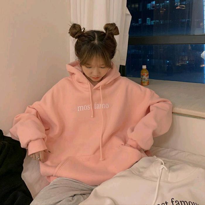 Hoodie MOST FAMO (S - 6XL) Korean Ulzzang Style Unisex Jaket Oversized S M L XL XXL XXXL 3XL 4XL 5XL