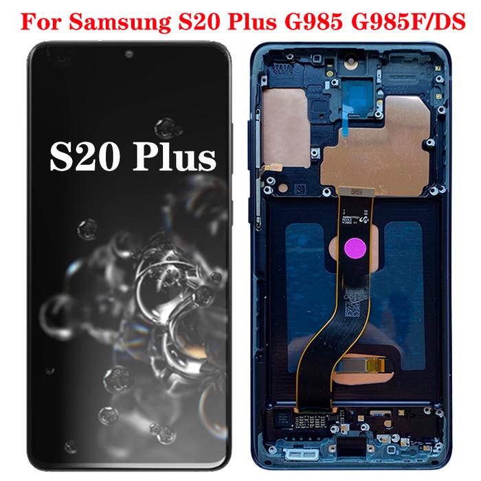 Dead pixel G985F LCD For Samsung Galaxy S20 Plus LCD With Frame