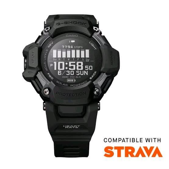 Jam Tangan Casio G-shock GBD-H2000-1BDR / GBD-H2000-1B G-squad Smartwatch G-shock Heart Monitor