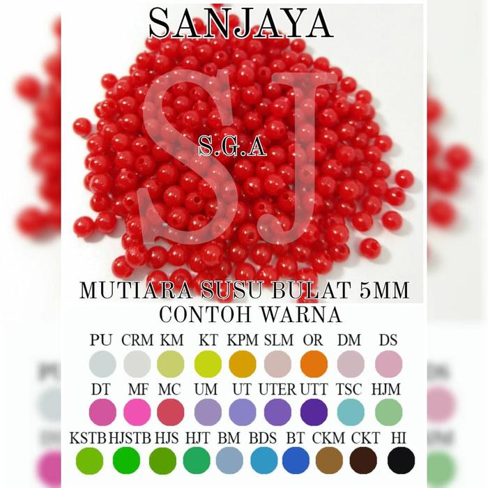 Mote Bulat / Manik Susu / Manik Susu Pastel / Mote Susu / Manik Bulat / Manik Susu Bulat / Mote Susu