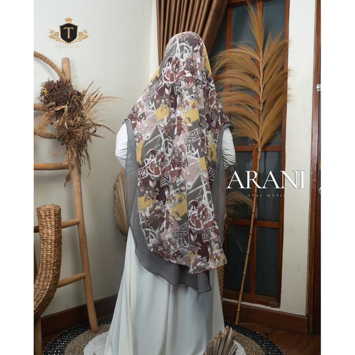 THEWA Kerudung/Khimar/Hijab “Arini Ovl Motif”