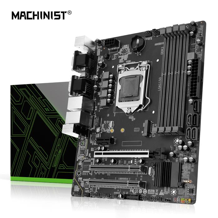 MACHINIST H97 Motherboard Support LGA 1150 CPU USB3.0 NVME/NGFF M.2