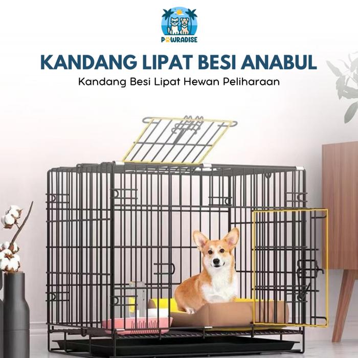 KANDANG HEWAN KUCING ANJING KELINCI SUGAR GLIDER AYAM - KANDANG BESI LIPAT - BEST PET CAGE - KANDANG