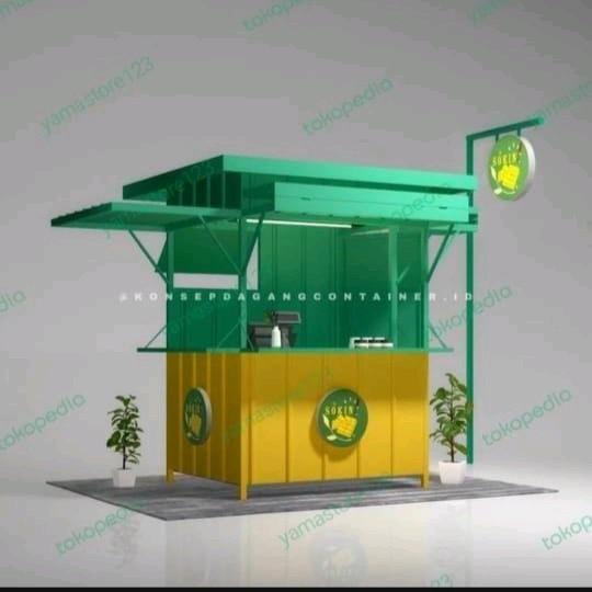 Kontainer Both ukuran 180x150x200 booth portable container