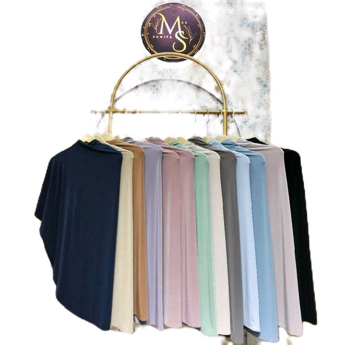Jilbab Khalifa Jersey ORI Premium by MarSanita Bahan Adem Nyaman untuk Muslim Instan Wanita Dewasa B