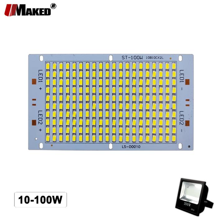 2Pcs LED PCB Floodlight Aluminum Plate10W 20W 30W 50W 100W Full Power