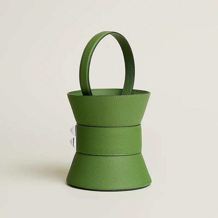 Tas Premium Wanita,HERMES,Mini Medor Tote,green