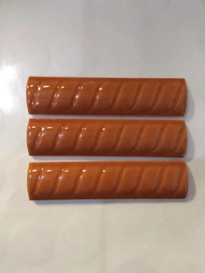 PREMIUM BON-BON / KUKU MACAN / LIST KERAMIK ukuran 10cm COKLAT