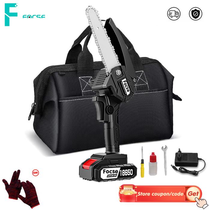4 Inch/6 Inch Mini Electric Chain Saw Cordless Handheld Pruning Saw