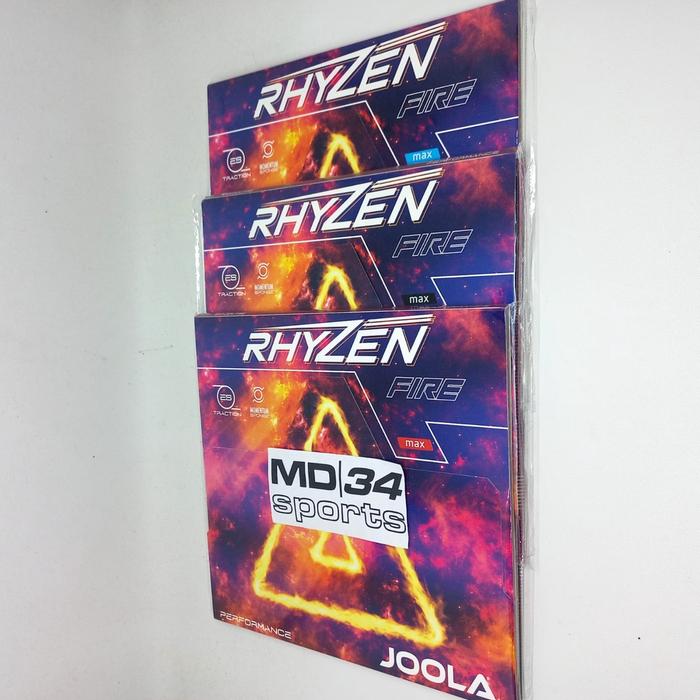 KARET JOOLA RHYZEN FIRE - KARET / RUBBER / BET PINGPONG MURAH