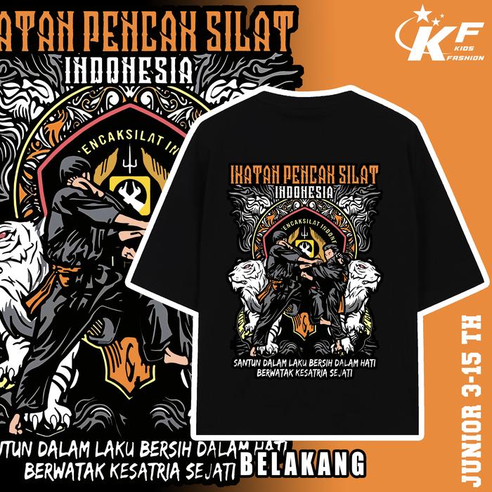 OBRAL KAOS ANAK T-SHIRT IPSI IKATAN PENCAK SILAT INDONESIA - KAOS PENCAK SILAT INDONESIA - KAOS IPSI
