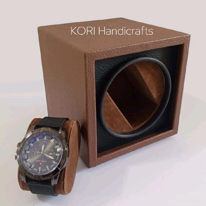Box Jam Tangan Kotak Display Berputar Watch Winder