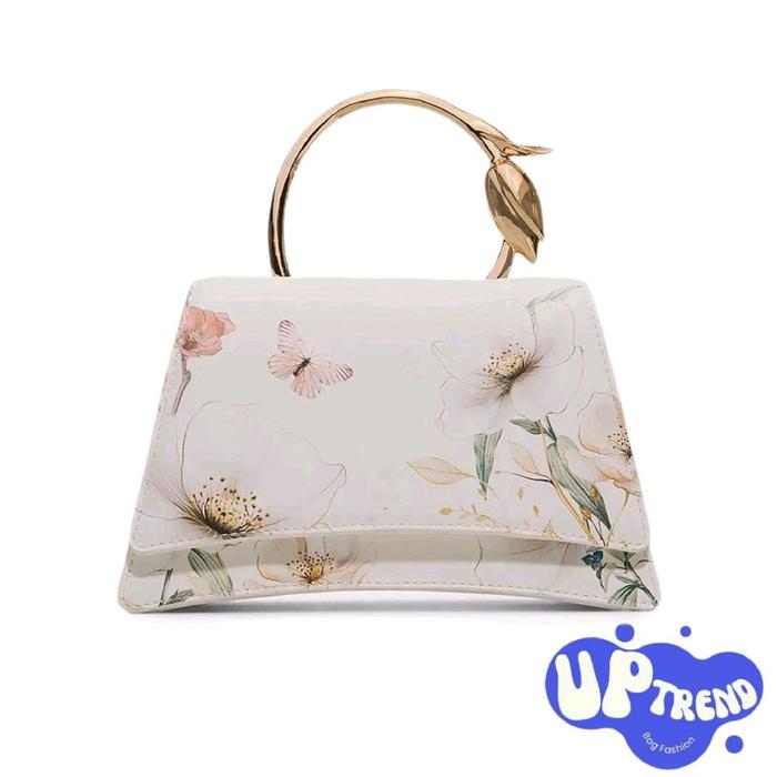 Aldo Desertrose Tas Wanita Top Handle Floral untuk Cewek dengan Desain Bunga Elegan
