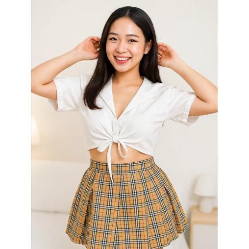 Pakaian Cosplay Jepang Seragam Sekolah Model Lingerie
