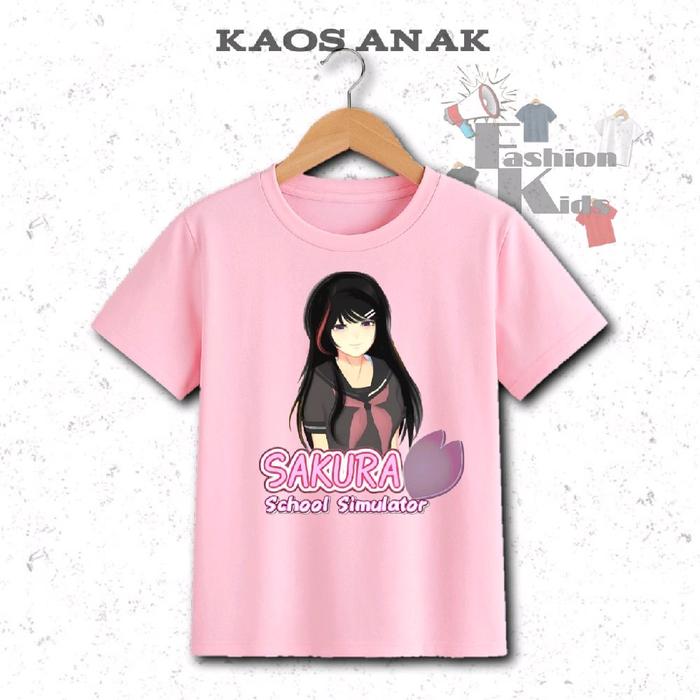 kaos sakura school simulator baju anak sakura school simulator fashion anak