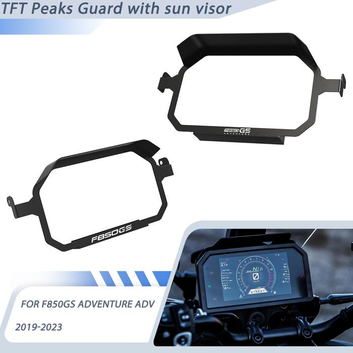 Motorcycle Accessory Tool Parts TFT anti-theft Guard with sun visor
