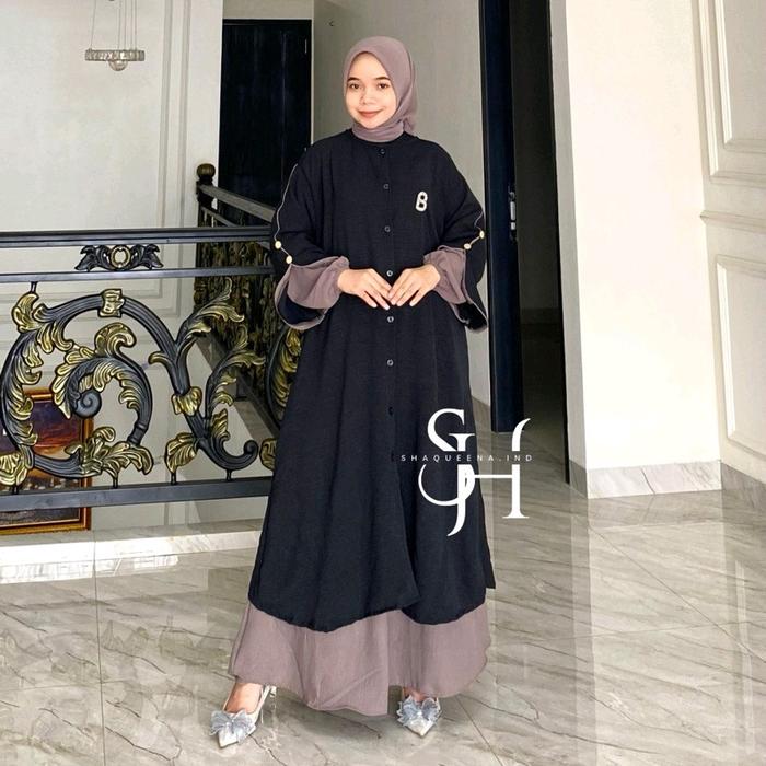 Gamis azmiya melayu set tunik
