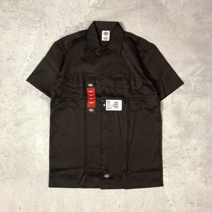 Dickies Workshirt Dark Brown- 100% Original