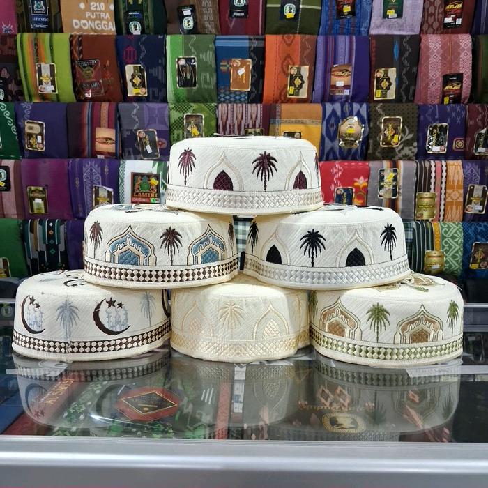 Grosir Peci Bugis Motif 20 PCS Kualitas Impor Banglades Grosir Al-Faruque Bangladesh Songkok Gros