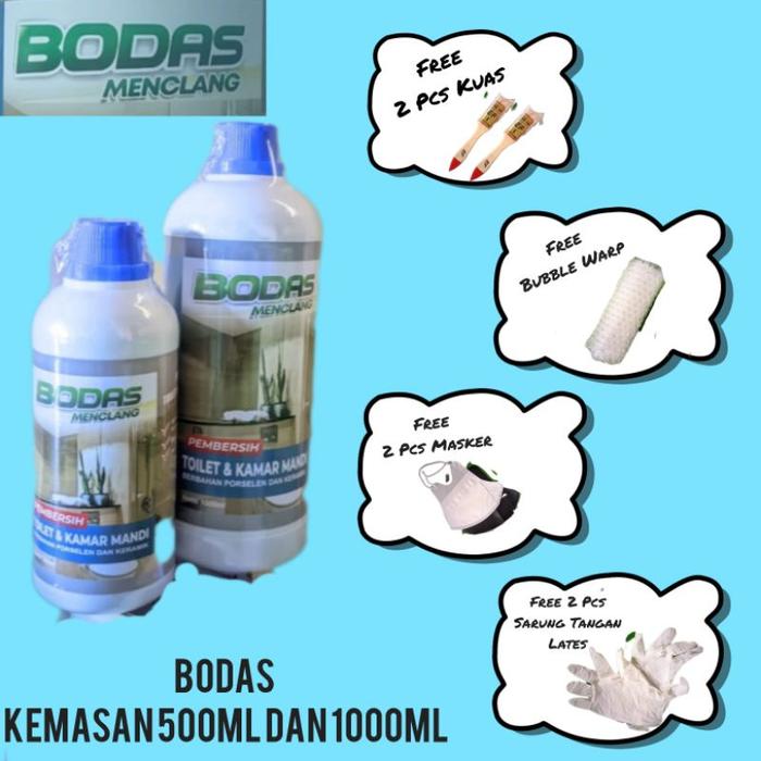 BODAS Pembersih Kerak Toilet Kamar Mandi Sangat Kuat