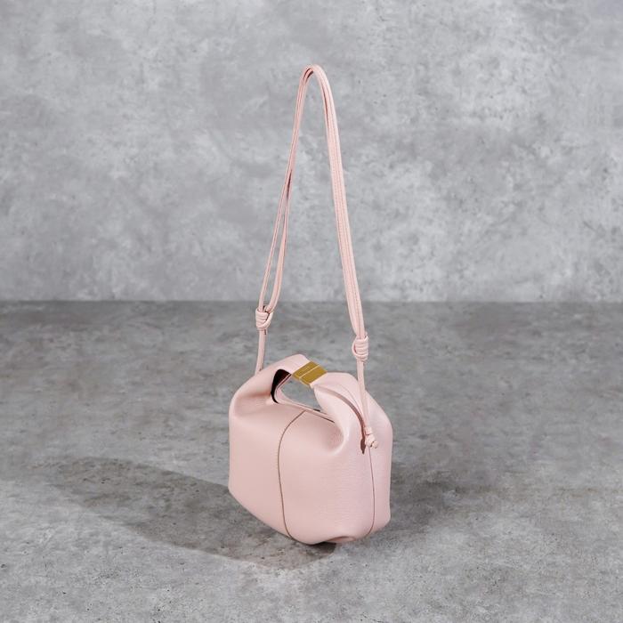 Tas POLENE BERI TEXTURE LEATHER BLUSH SHOULDER BAG 100% ORIGINAL - 21X7X14CM