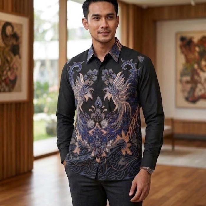 Kemeja batik pria motif ciblek