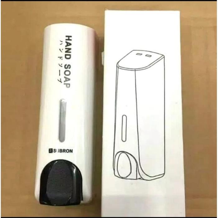 Soap dispenser subron single putih / Tempat sabun cair subron putih / Dispenser sabun