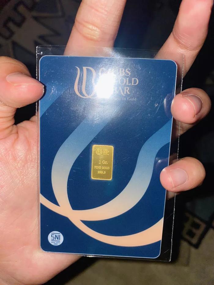 UBS Gold Bar Logam Mulia Emas UBS 1 Gram
