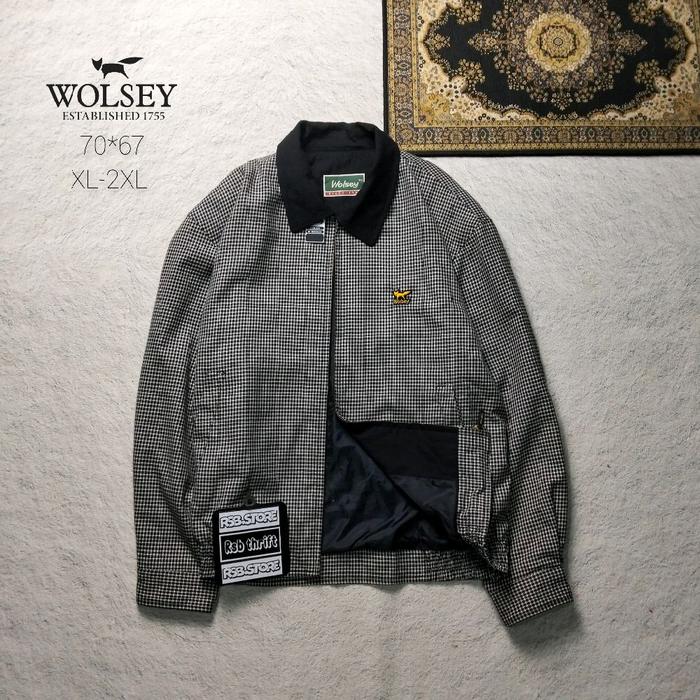 jaket casual Tartan wolsey original 100% size xL