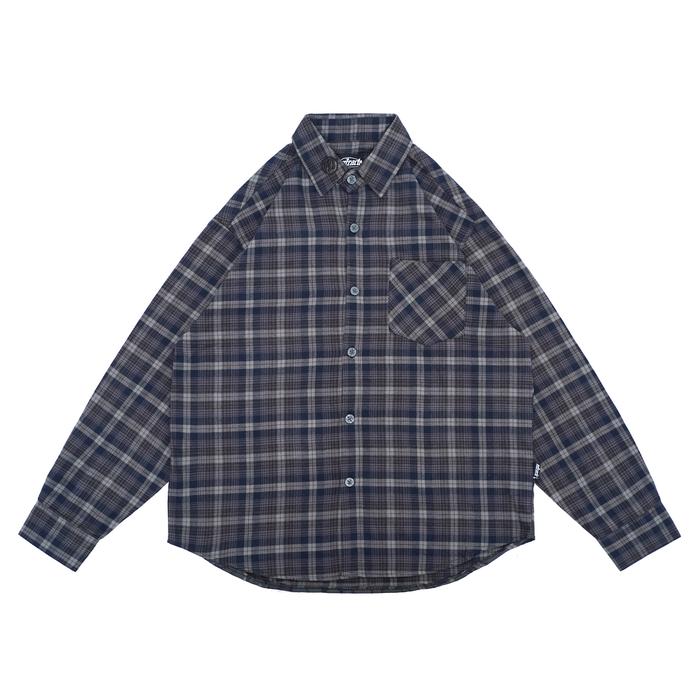 Miracle Mates - Ghose Shirt Longsleeve I Kemeja Flanel Pria/Wanita Oversized